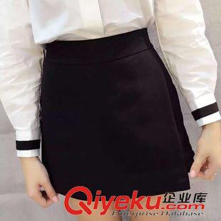 9.23新款 9068韓國東大門代購實拍一件代發韓版OL風純棉純色七分袖女式襯衫