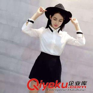 9.24新款 808A韓國東大門代購實拍一件代發韓版OL風純色純棉百搭半身短裙子原始圖片3