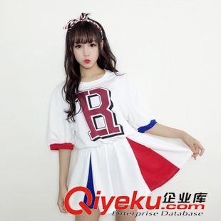 6.3 新款 2251一件代發(fā)韓版女裝東大門代購實(shí)拍運(yùn)動休閑字母拼色復(fù)合連衣裙原始圖片2