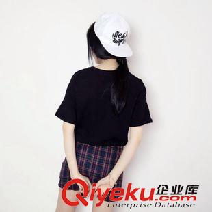 6.1 新款 2235一件代發(fā)韓版女裝東大門代購實(shí)拍休閑風(fēng)假兩件拼接字母連衣裙原始圖片3