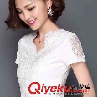 熱銷爆款 2015秋裝新款蕾絲雪紡衫女長袖網(wǎng)紗釘珠鏤空上衣春秋百搭打底小衫