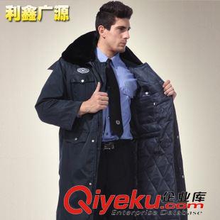 保安服系列 利鑫廣源 保安大衣 冬季勞保大衣 加長(zhǎng)款 bafz 保安制服BX218原始圖片2