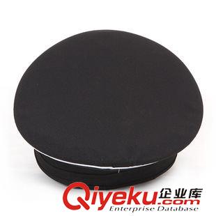 配件類 保安作訓(xùn)帽保安黑色大檐帽保安帽春秋保安配件帽子帶帽徽批發(fā)定做