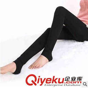 店長推薦 2015秋冬爆款加厚天鵝絨打底褲修身高彈力st無縫一體褲廠家直銷原始圖片3