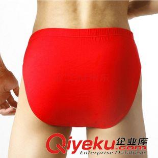 內褲 c浪莎結婚紅內褲 本命年大紅色內褲性感k男士三角內褲 褲頭批發原始圖片2
