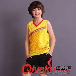 藍球服 足球服 橙火童裝男童夏裝2014新品兒童運動套裝男大童籃球服背心短褲套裝原始圖片2