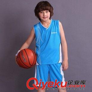 藍球服 足球服 童裝男童夏裝2014新品兒童運動套裝男大童籃球服背心短褲套裝薄