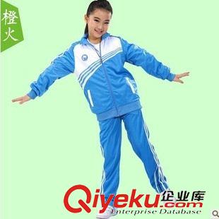 女童套裝 廠家直銷2014新款中小學生校服套裝 現貨