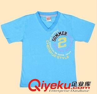 休閑運(yùn)動(dòng) 夏裝衣服大童T恤男童短袖純棉小孩衣服品牌童裝寬松原始圖片3