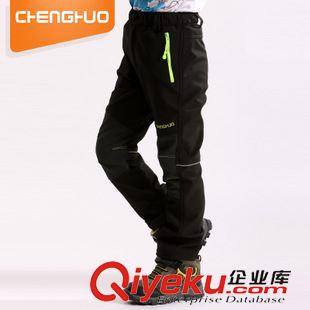 男童長褲 橙火秋冬款新品戶外軟殼兒童沖鋒褲 男童女童防風(fēng)防水透氣軟殼褲原始圖片2