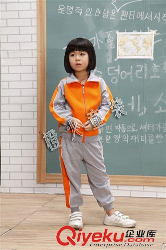 活動服定制 學生校服/春秋季幼兒園園服/厚款套裝兒童運動服訂做