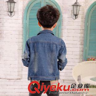 ╟ 上衣 男童裝春裝2015新款兒童牛仔外套韓版潮中童個(gè)性上衣大童夾克春秋原始圖片3