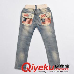 ╟ 褲子 童裝男童牛仔褲春裝2015新款兒童男大童韓版休閑單褲子潮一件代發(fā)原始圖片2