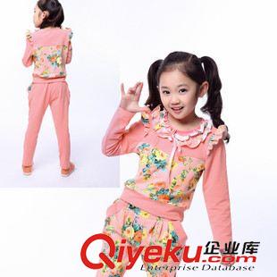 ╟ 套裝 2015春款女童套裝 春款童裝春秋新款中大童兒童運動衛衣服裝潮