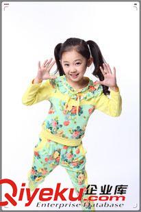 ╟ 套裝 2015春秋季新款童裝女童春裝運動套裝新款潮兒童碎花韓版休閑套裝原始圖片3