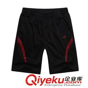 tj品夏季 男夏天短褲男士五分褲全棉環保面料運動褲沙灘 大碼白色網條清新