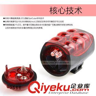 貓眼 CATEYE貓眼 TL-LD1100 自行車尾燈10LED超亮手雷式警示燈騎行配件原始圖片3