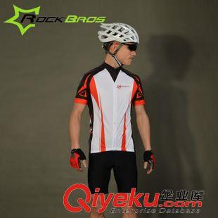騎行服 ROCKBROS 夏季短袖騎行服 自行車騎行服套裝服裝騎行褲男女款基石原始圖片3