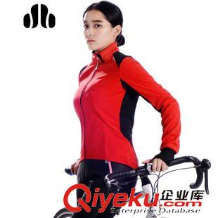 騎行服 速盟LANCE SOBIKE 秋冬季騎行服 女款抓絨防風(fēng)自行車長(zhǎng)袖裝備虹秀原始圖片3