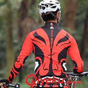 騎行服 速盟 LANCE SOBIKE 秋冬新品長(zhǎng)袖抓絨騎行服 自行車(chē)騎行服-臉譜原始圖片2