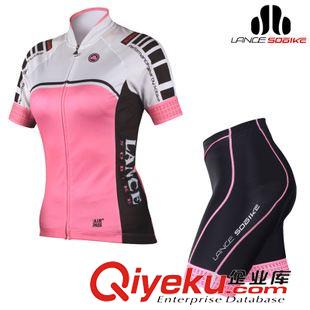 騎行褲 zp速盟LANCE SOBIKE夏季短袖騎行服套裝 巾幗 女 騎行短袖短褲原始圖片2