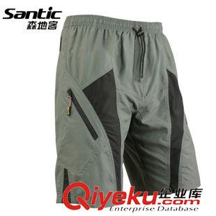 騎行褲 Santic/森地客 夏季透氣騎行背帶褲 專業(yè)公路單車騎行褲 男 包郵