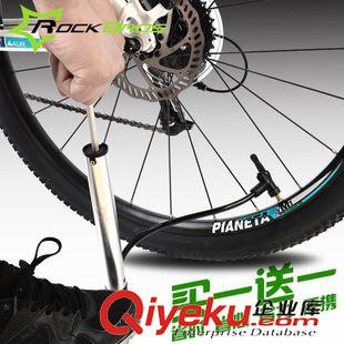 打氣筒 ROCKBROS超輕鋁合金自行車打氣筒便攜迷你山地車打氣筒高壓法美嘴