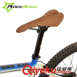 坐墊 ROCKBROS超纖絨騎行坐墊 山地車坐墊自行車座墊鞍座車座 舒適透氣