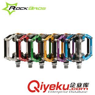 腳踏 ROCKBROS zp自行車腳踏 山地公路車超輕鋁合金踏板培林腳踏配件原始圖片2