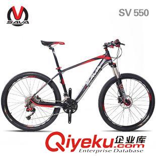 整車 SAVA薩瓦 26寸碳纖維山地自行車 超輕鎖死禧瑪諾油剎27.5寸sv550原始圖片2