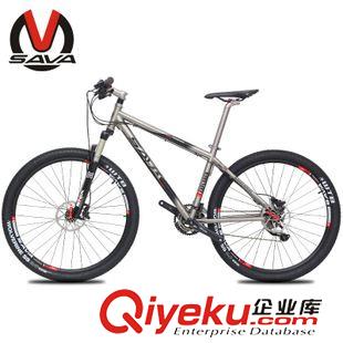 整車(chē) SAVA薩瓦 30速27.5寸鈦合金山地自行車(chē)禧瑪諾610超輕油剎 黑曼巴