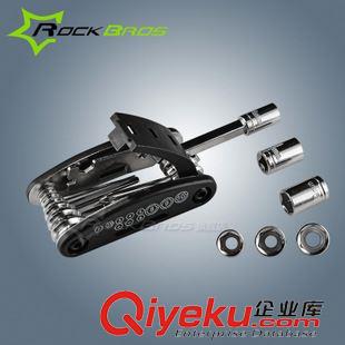 其他配件 ROCKBROS自行車維修組合工具 16合一山地公路車多功能折疊工具套原始圖片3