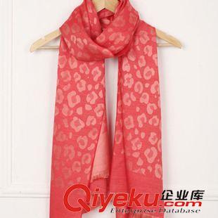 雪紡絲巾 2014{zx1}款韓版仿真絲豹紋空調披肩保暖超長流蘇仿真絲披肩批發原始圖片3