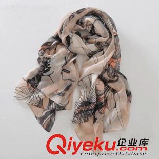 長款圍巾 {dj2}新款 圍巾 女 秋冬 韓版 點點窟窿頭巴黎紗外貿(mào)尾貨圍巾批發(fā)