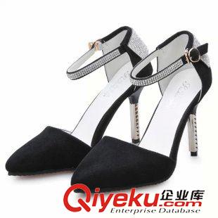 單鞋 2015新款鍍金蝴蝶結高跟細跟時尚單鞋 百搭OL工作鞋女鞋批發
