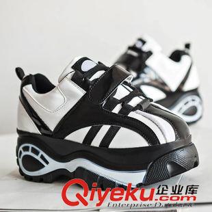短靴 韓國春款爆款熊貓鞋運動休閑單鞋系帶學院風跑鞋一件代發零售批發原始圖片2