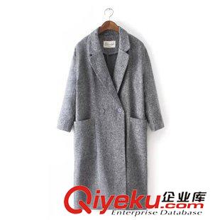 2015年9月20上新 2015秋季女裝新款   韓版休閑時尚寬松棉麻長款風(fēng)衣大衣外套