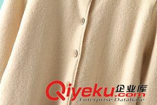 2015年7月19上新 2015秋季女裝新款  韓版時尚木扣純色針織長袖毛衣休閑開衫外套