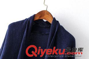 2015年7月19上新 2015秋季女裝新款 韓版時尚蝙蝠袖寬松毛衣開衫長款針織披肩外套