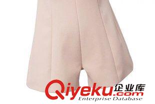 2015年7月8上新 2015夏季女裝新款   歐美風休閑時尚荷葉邊領露肩裙褲連體褲