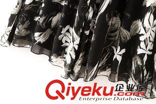 2015年6月4上新 2015夏季女裝新款  韓版休閑時尚飄逸雪紡拼接打底休閑褲原始圖片3