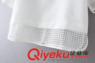 2015年6月3上新 2015夏季女裝新款  歐美風(fēng)休閑時(shí)尚林心如同款下擺拼接tsT恤