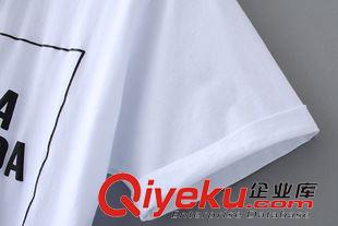 2015年4月22上新 2015夏季女裝新款  歐美風(fēng)休閑時(shí)尚菠蘿字母印花連衣裙原始圖片3
