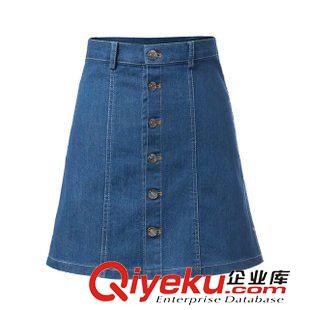 2015年4月21上新 2015夏季女裝新款  歐美風(fēng)休閑時(shí)尚竹葉印花雙口袋半裙