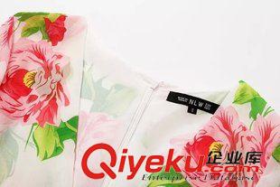 2015年4月16上新 2015夏季女裝新款  歐美風(fēng)休閑時(shí)尚印花長(zhǎng)袖連體褲原始圖片2