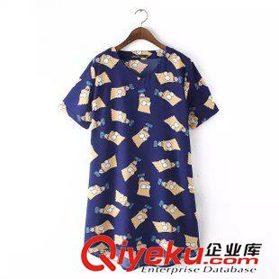 2015年4月16上新 2015夏季女裝新款  歐美時尚寬松加大碼國旗印花連衣裙