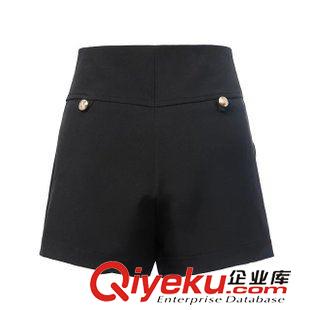 2015年4月15上新 2015夏季女裝新款  歐美風時尚金色紐扣飾紗籠裙褲裙原始圖片2