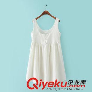 2015年4月15上新 歐美風2015夏季女裝新款  休閑時尚度假白玉蘭印花荷葉邊連衣裙