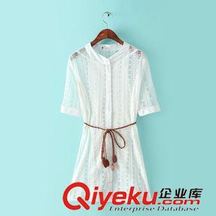 2015年4月5上新 2015夏季女裝新款 韓版顯瘦松緊腰側邊扣彈力修身牛仔褲