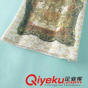 2015年4月4上新 2015夏季女裝新款 歐美風(fēng)休閑時(shí)復(fù)古數(shù)碼印花女士短袖T恤原始圖片3